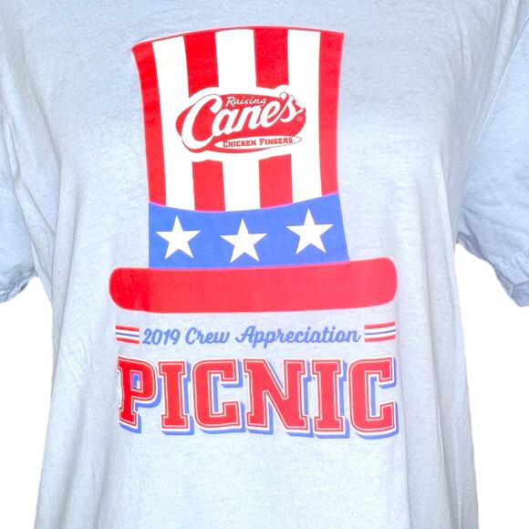 Raising Cane’s SMALL 2019 Crew Appreciation Picnic Tee - Picture 5 of 7